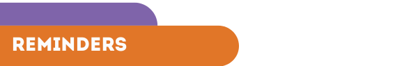 Reminders Section Header